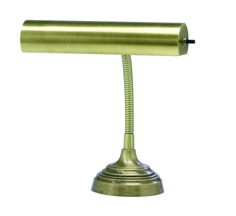 House of Troy AP10-20-71 One Light Piano/Desk Lamp, Antique Brass