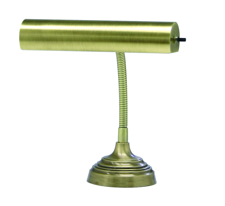 House of Troy AP10-20-71 One Light Piano/Desk Lamp, Antique Brass