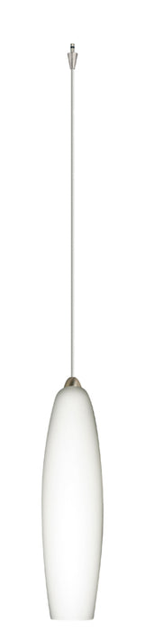 Besa XP-439507-SN One Light Pendant, Satin Nickel