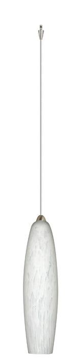 Besa XP-439519-SN One Light Pendant, Satin Nickel