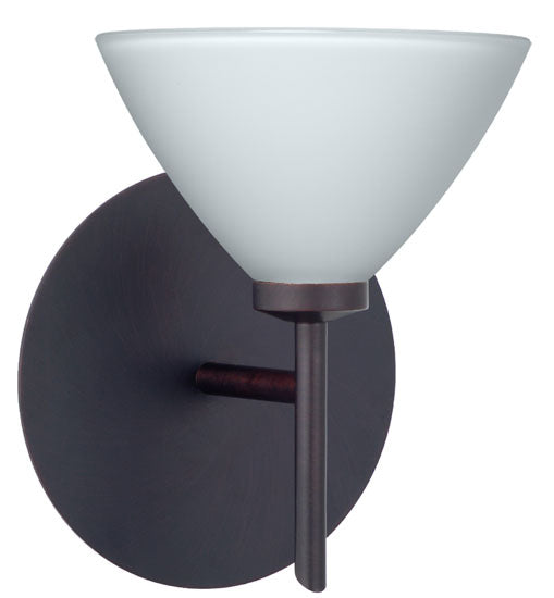 Besa 1SW-174307-BR One Light Wall Sconce, Bronze