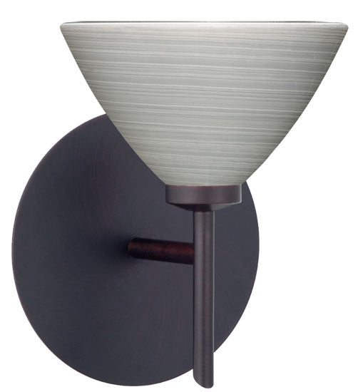 Besa 1SW-1743TN-BR One Light Wall Sconce, Bronze