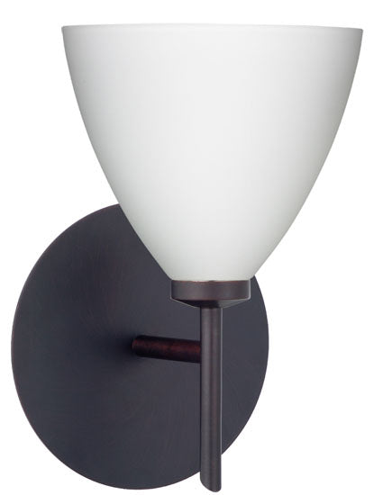 Besa 1SW-177907-BR One Light Wall Sconce, Bronze