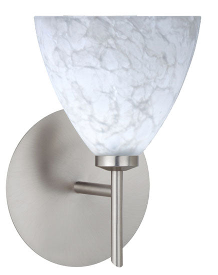 Besa 1SW-177919-SN One Light Wall Sconce, Satin Nickel
