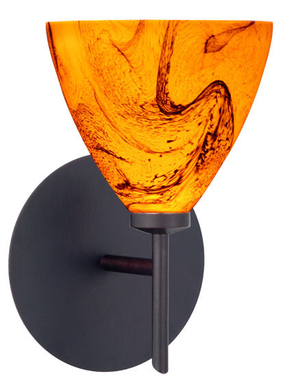 Besa 1SW-1779HB-BR One Light Wall Sconce, Bronze