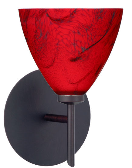 Besa 1SW-1779MA-BR One Light Wall Sconce, Bronze