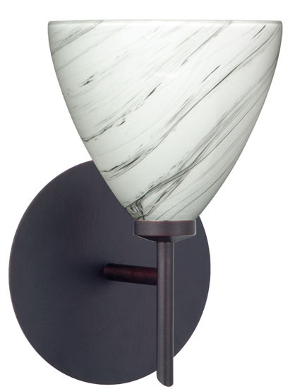 Besa 1SW-1779MG-BR One Light Wall Sconce, Bronze