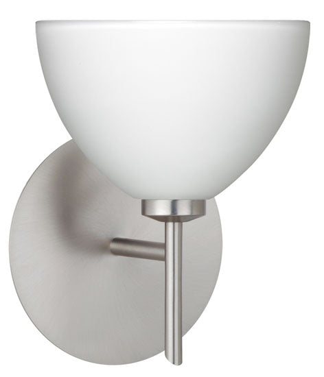 Besa 1SW-467907-SN One Light Wall Sconce, Satin Nickel