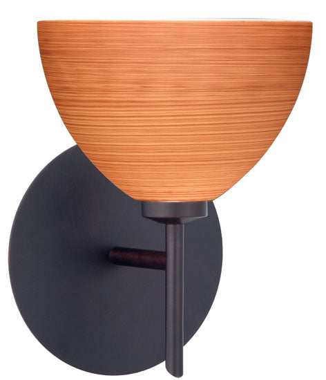 Besa 1SW-4679CH-BR One Light Wall Sconce, Bronze