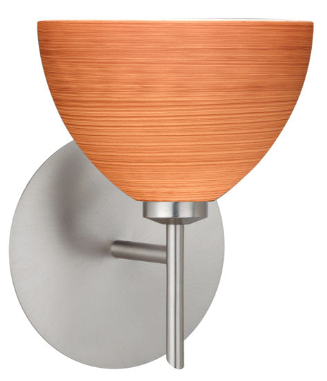 Besa 1SW-4679CH-SN One Light Wall Sconce, Satin Nickel