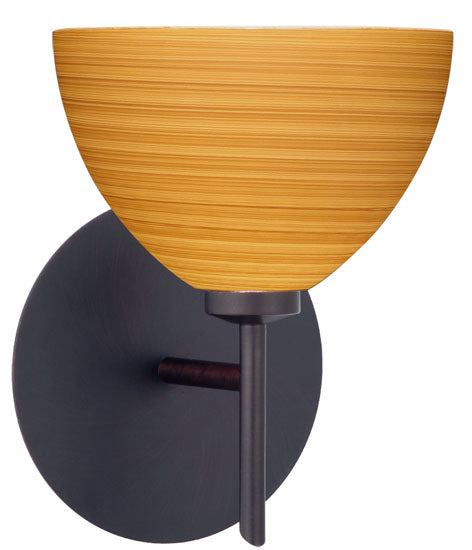 Besa 1SW-4679OK-BR One Light Wall Sconce, Bronze