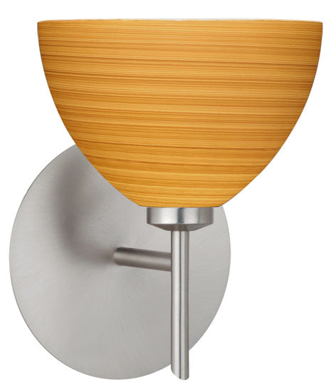 Besa 1SW-4679OK-SN One Light Wall Sconce, Satin Nickel
