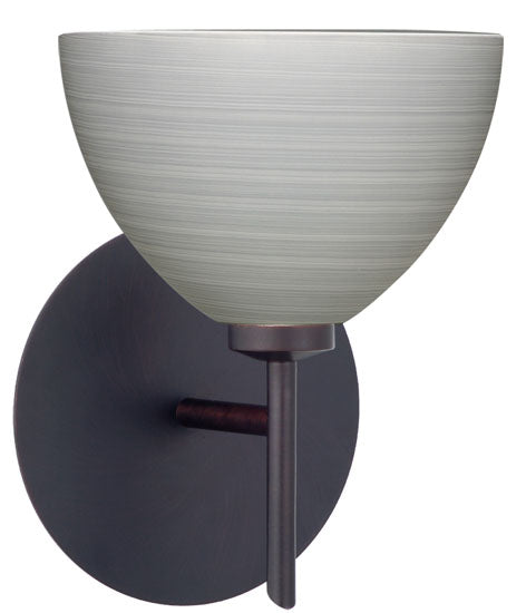 Besa 1SW-4679TN-BR One Light Wall Sconce, Bronze