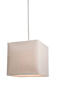 Artcraft SC540OM Two Light Chandelier, Oatmeal