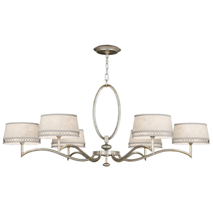 Fine Art 771740ST Six Light Chandelier, Silver