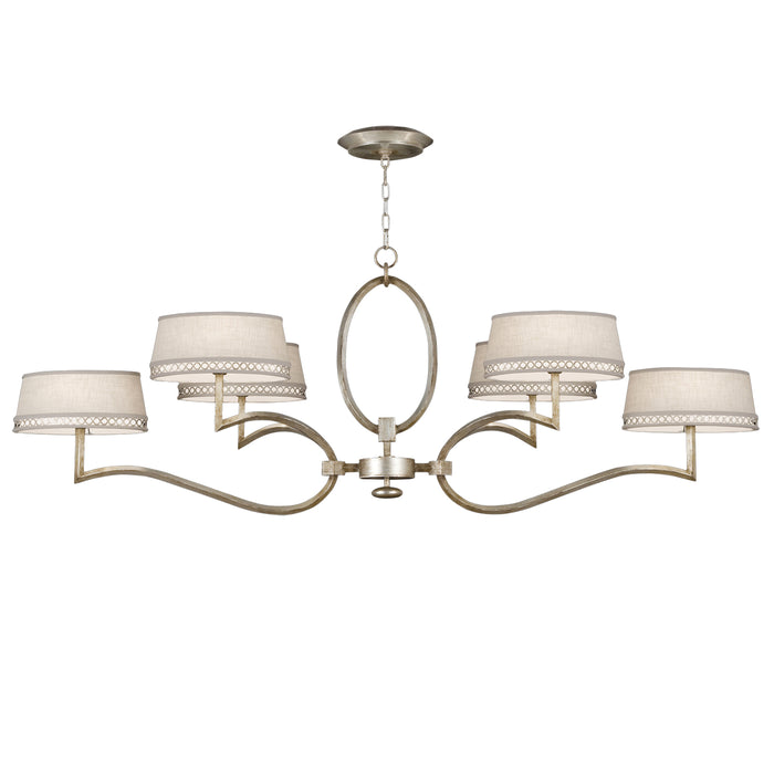 Fine Art 780040ST Six Light Chandelier, Silver