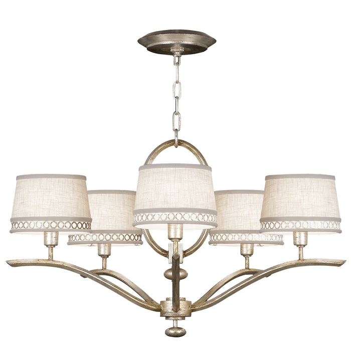 Fine Art 785440ST Five Light Chandelier, Silver