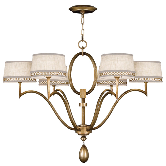 Fine Art 785840-2ST Six Light Chandelier, Gold
