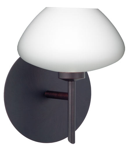 Besa 1SW-541007-BR One Light Wall Sconce, Bronze