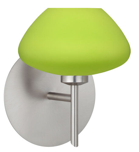 Besa 1SW-541035-SN One Light Wall Sconce, Satin Nickel