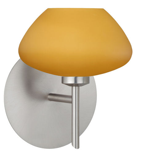 Besa 1SW-541080-SN One Light Wall Sconce, Satin Nickel