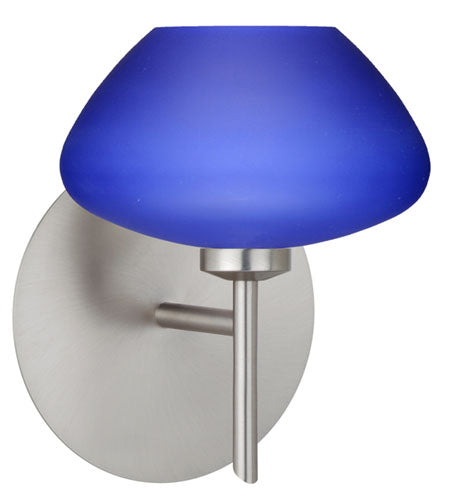 Besa 1SW-541087-SN One Light Wall Sconce, Satin Nickel