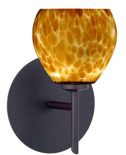 Besa 1SW-560518-BR One Light Wall Sconce, Bronze