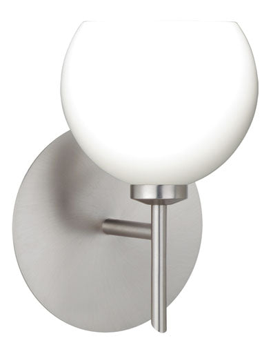 Besa 1SW-565807-SN One Light Wall Sconce, Satin Nickel