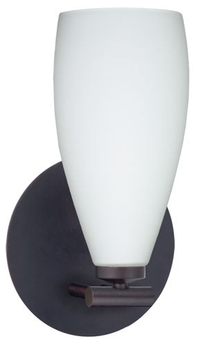 Besa 1SX-719807-BR One Light Wall Sconce, Bronze