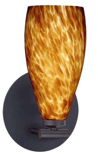 Besa 1SX-719818-BR One Light Wall Sconce, Bronze