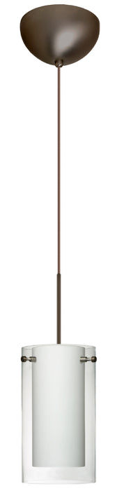 Besa 1XC-C44007-BR One Light Pendant, Bronze