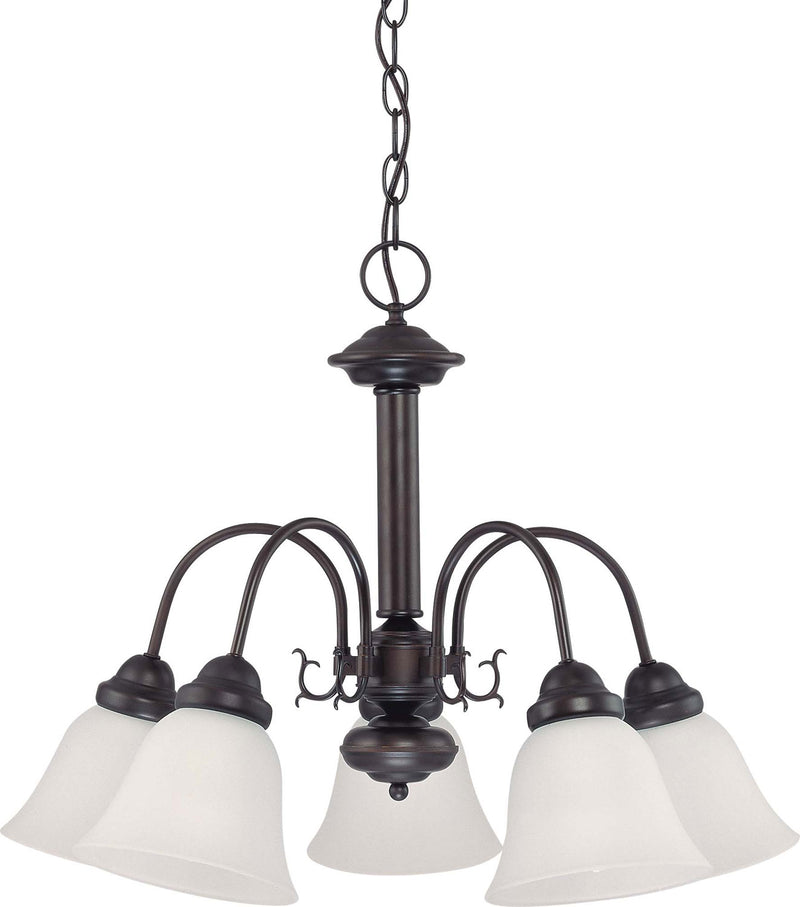 Nuvo Lighting 60-3141 Five Light Chandelier, Mahogany Bronze
