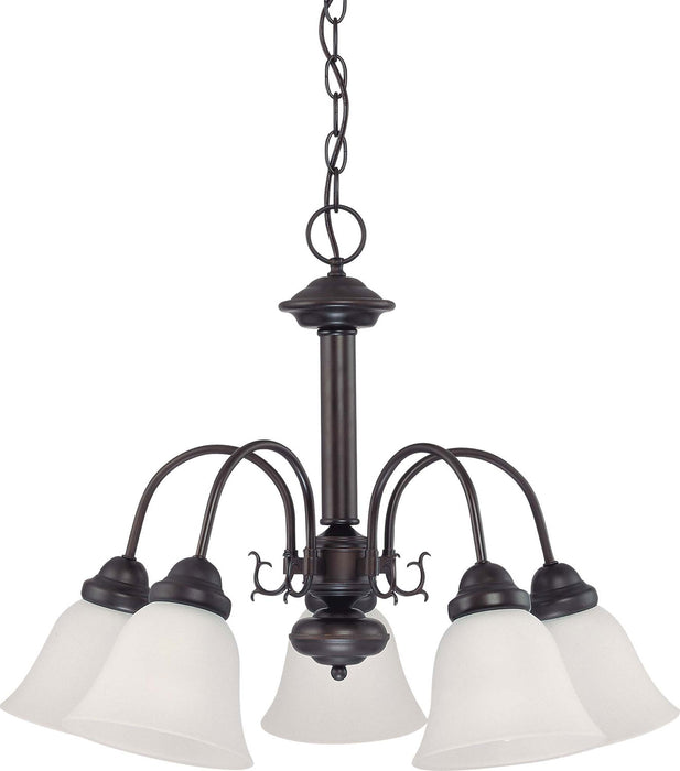 Nuvo Lighting 60-3141 Five Light Chandelier, Mahogany Bronze