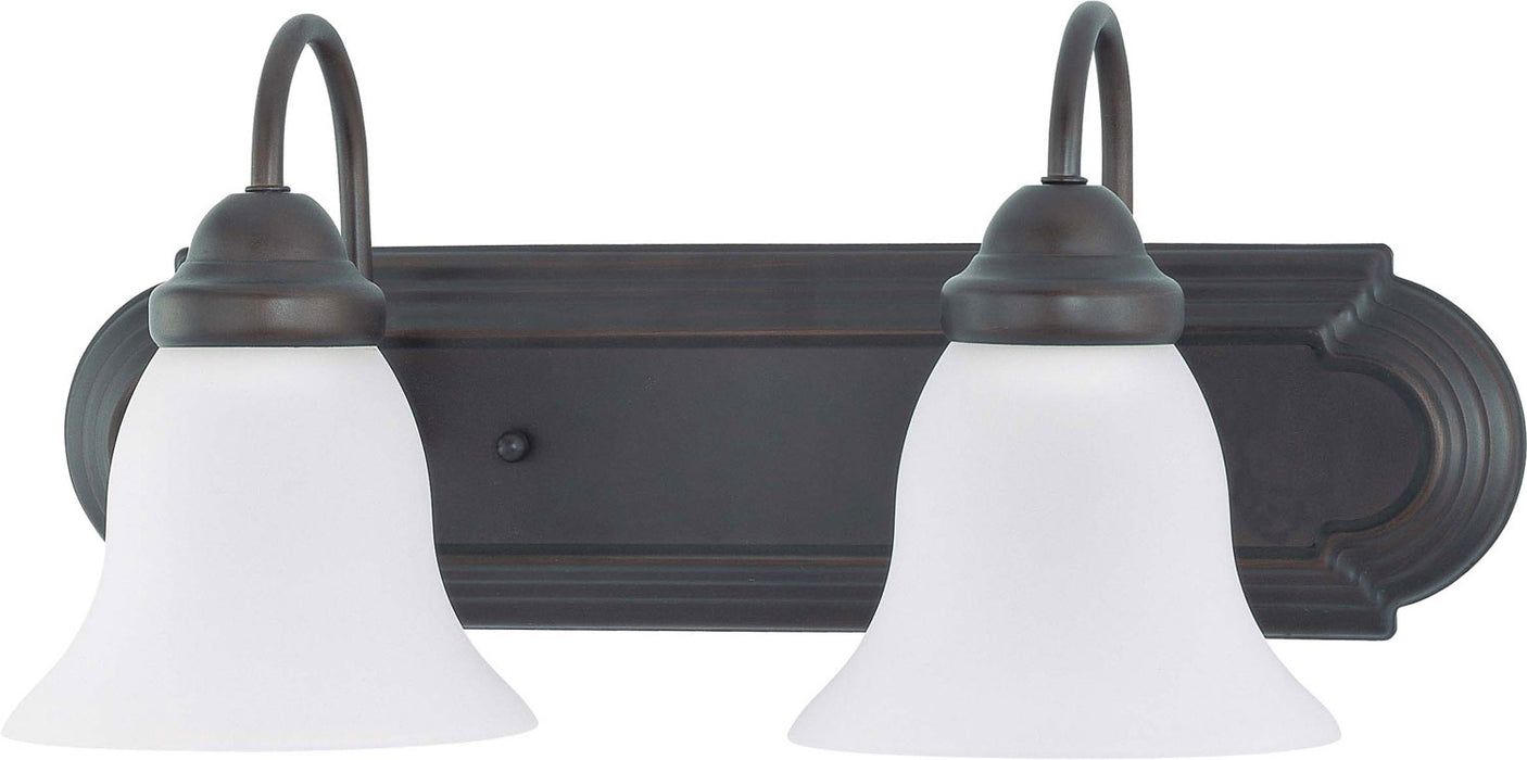 Nuvo Lighting 60-3161 Two Light Vanity, Mahogany Bronze