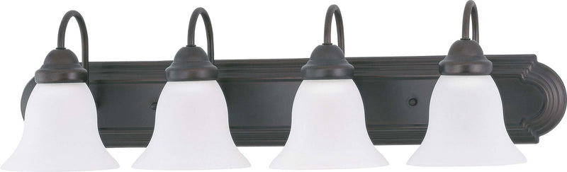 Nuvo Lighting 60-3163 Four Light Vanity, Mahogany Bronze