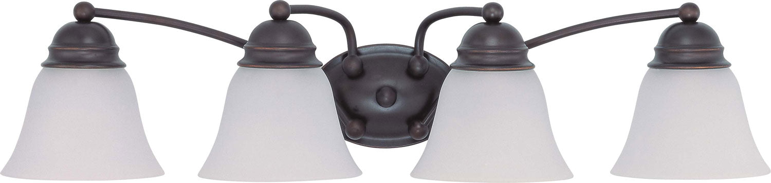 Nuvo Lighting 60-3168 Four Light Vanity, Mahogany Bronze