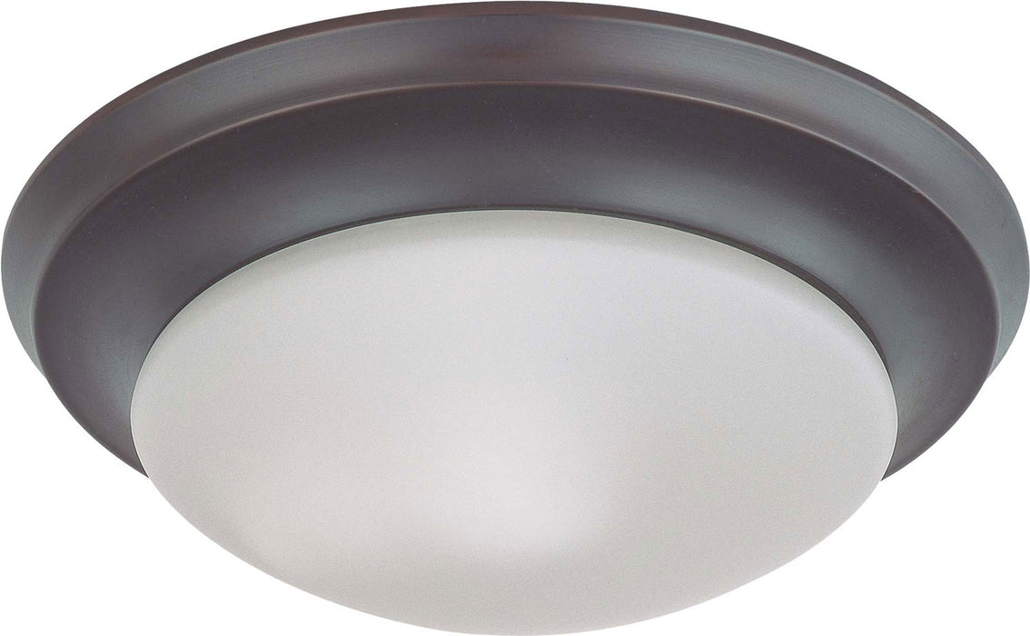 Nuvo Lighting 60-3175 One Light Flush Mount, Mahogany Bronze