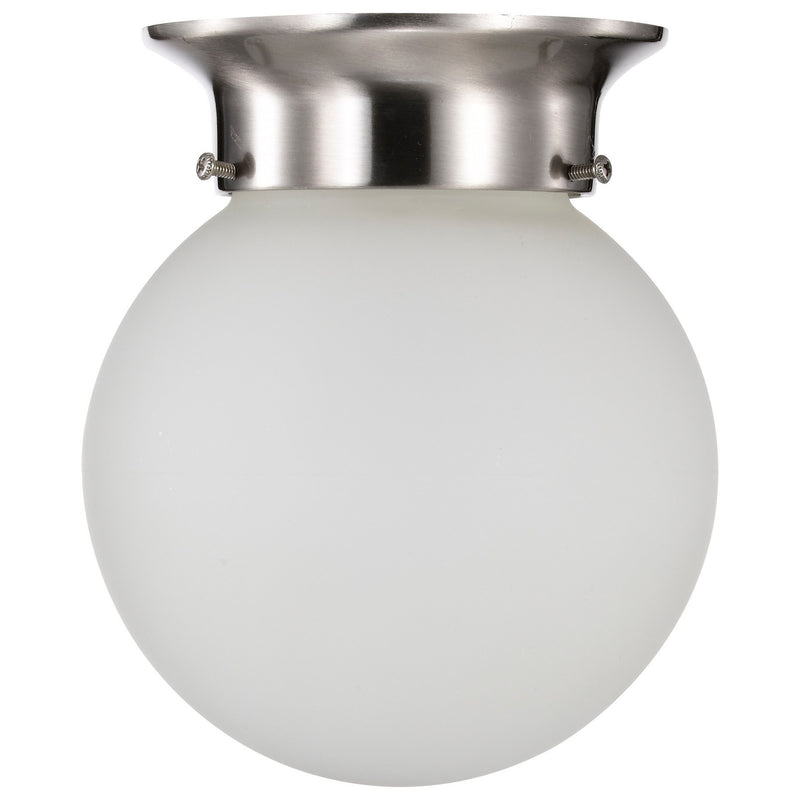 Nuvo Lighting 60-3249 One Light Flush Mount, Brushed Nickel