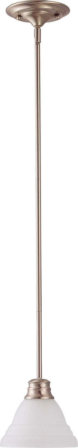 Nuvo Lighting 60-3257 One Light Mini Pendant, Brushed Nickel