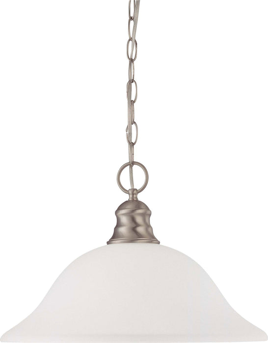 Nuvo Lighting 60-3258 One Light Pendant, Brushed Nickel