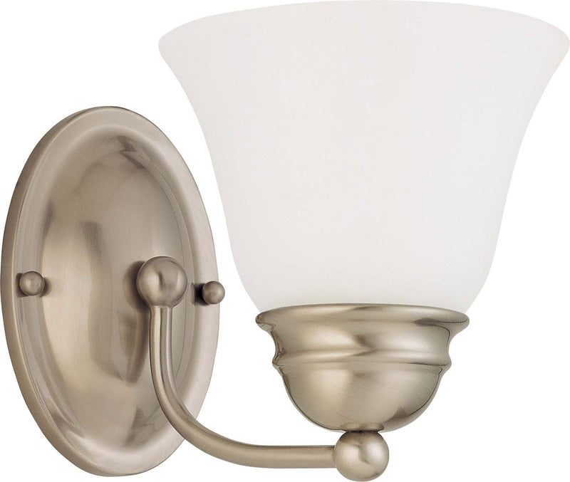 Nuvo Lighting 60-3264 One Light Vanity, Brushed Nickel