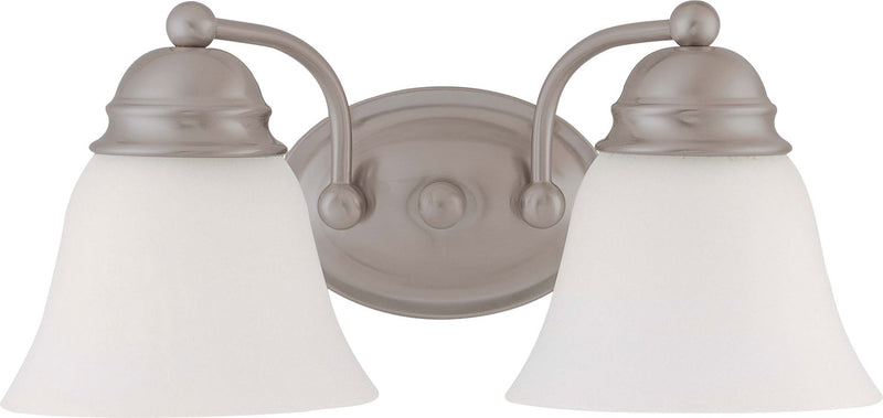 Nuvo Lighting 60-3265 Two Light Vanity, Brushed Nickel