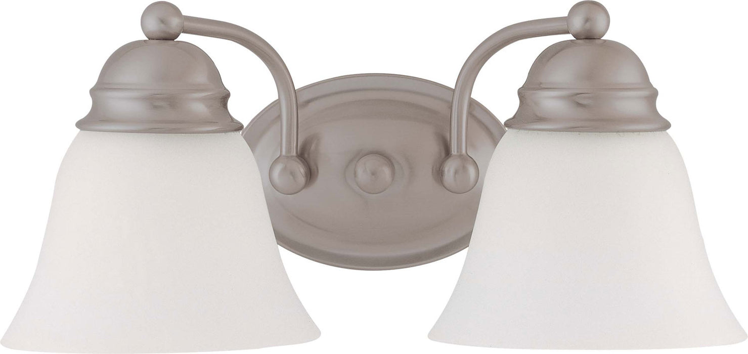 Nuvo Lighting 60-3265 Two Light Vanity, Brushed Nickel