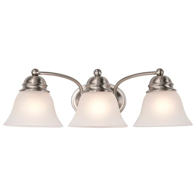 Nuvo Lighting 60-3266 Three Light Vanity, Brushed Nickel