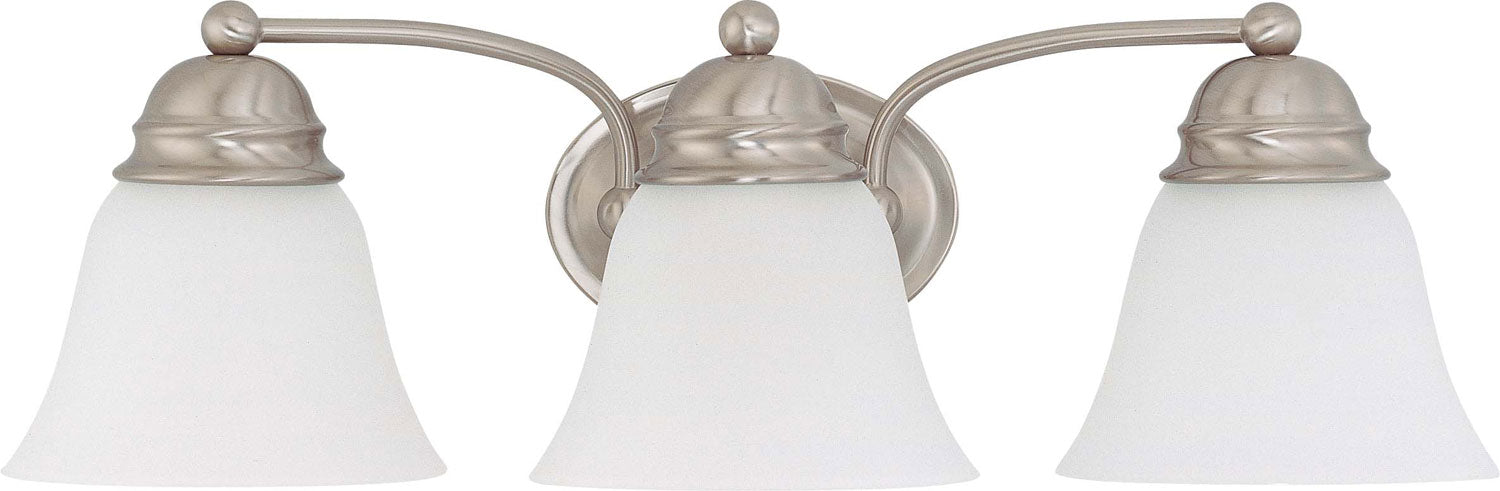 Nuvo Lighting 60-3266 Three Light Vanity, Brushed Nickel