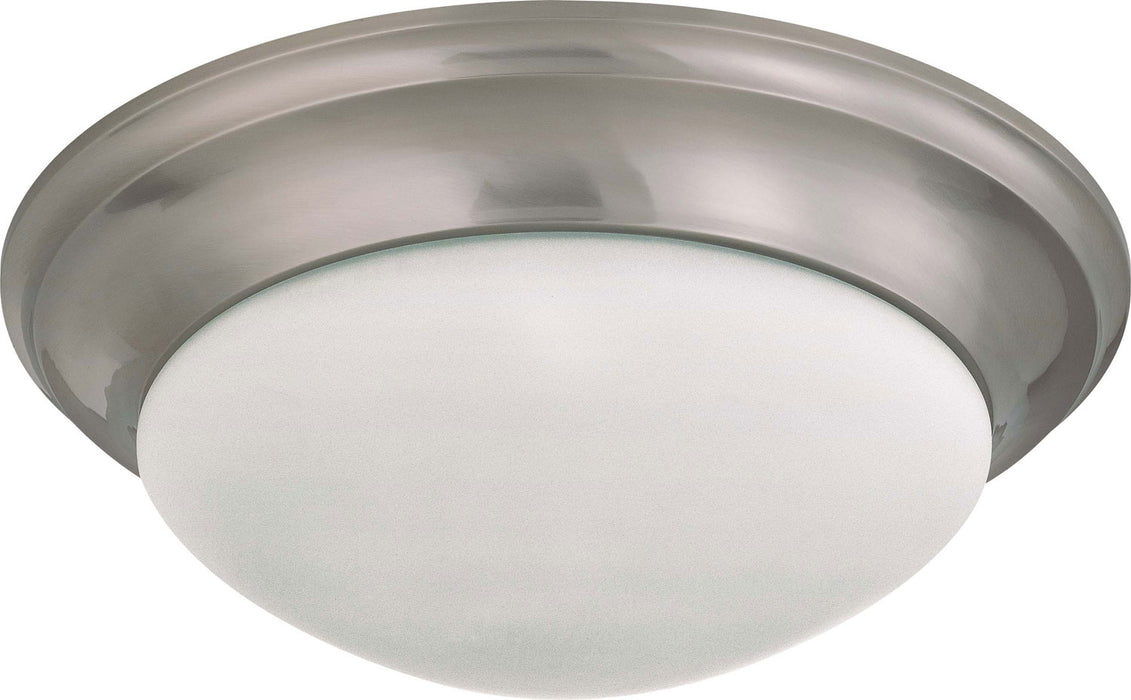 Nuvo Lighting 60-3273 Three Light Flush Mount, Brushed Nickel
