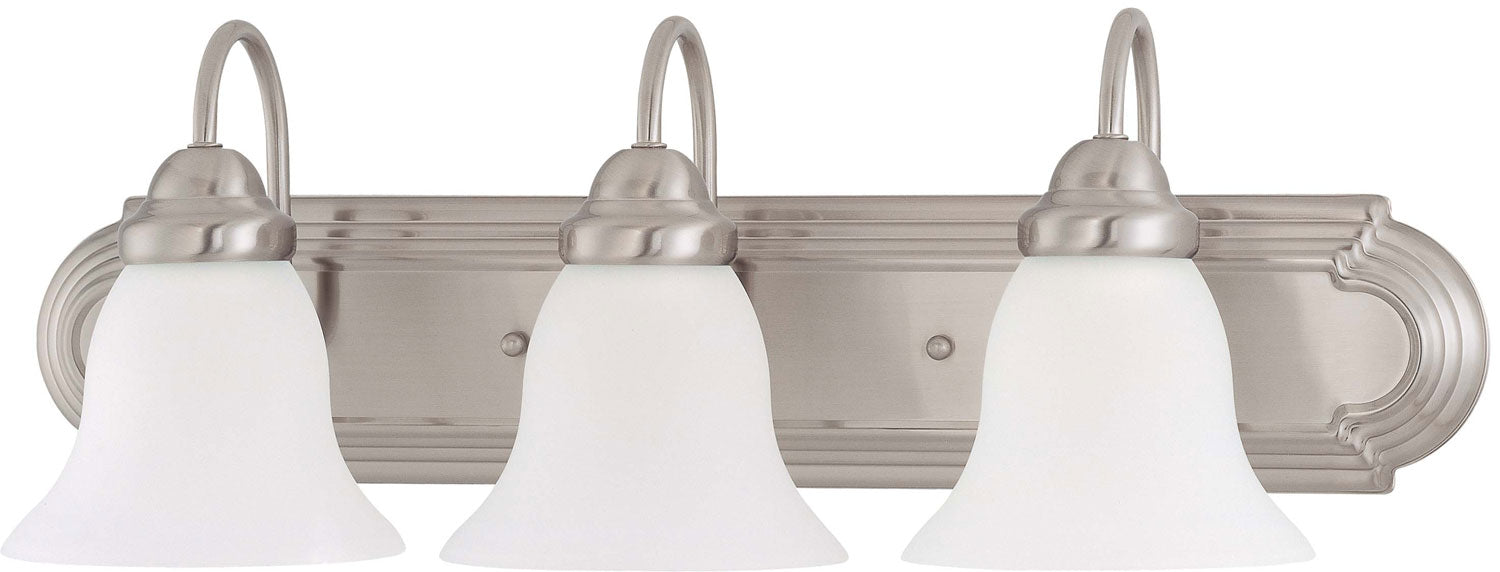 Nuvo Lighting 60-3279 Three Light Vanity, Brushed Nickel
