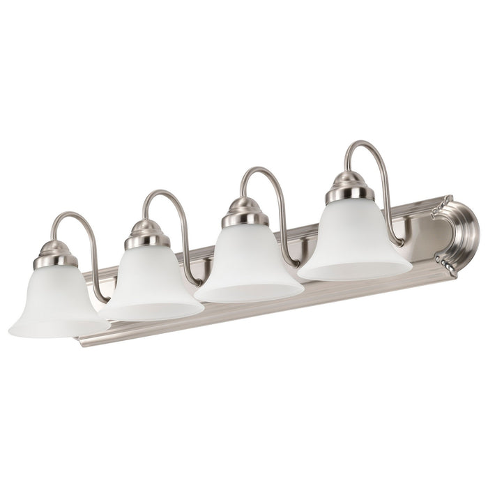 Nuvo Lighting 60-3281 Four Light Vanity, Brushed Nickel