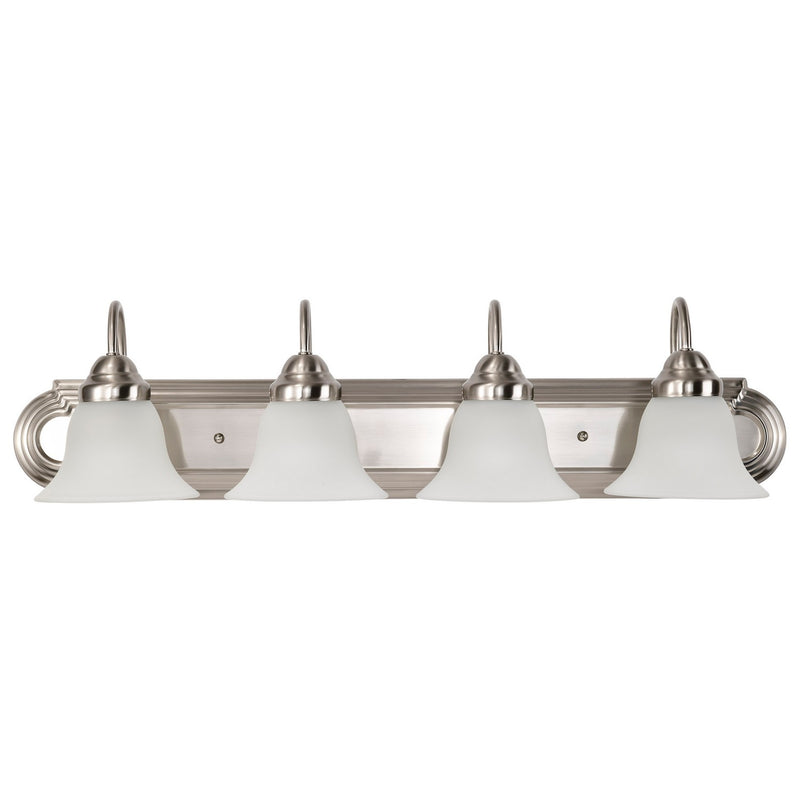 Nuvo Lighting 60-3281 Four Light Vanity, Brushed Nickel