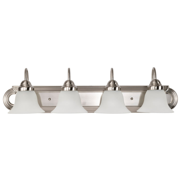 Nuvo Lighting 60-3281 Four Light Vanity, Brushed Nickel